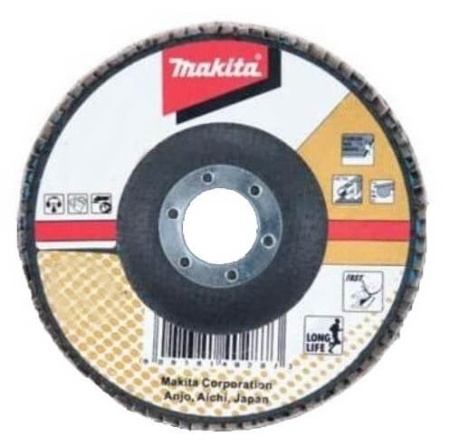 Диск лепестковый 125 мм P120 Premium (нерж. сталь, титан, никель) MAKITA B-22698 Диск лепестковый 125 мм P120 Premium (нерж. сталь, титан, никель) MAKITA B-22698